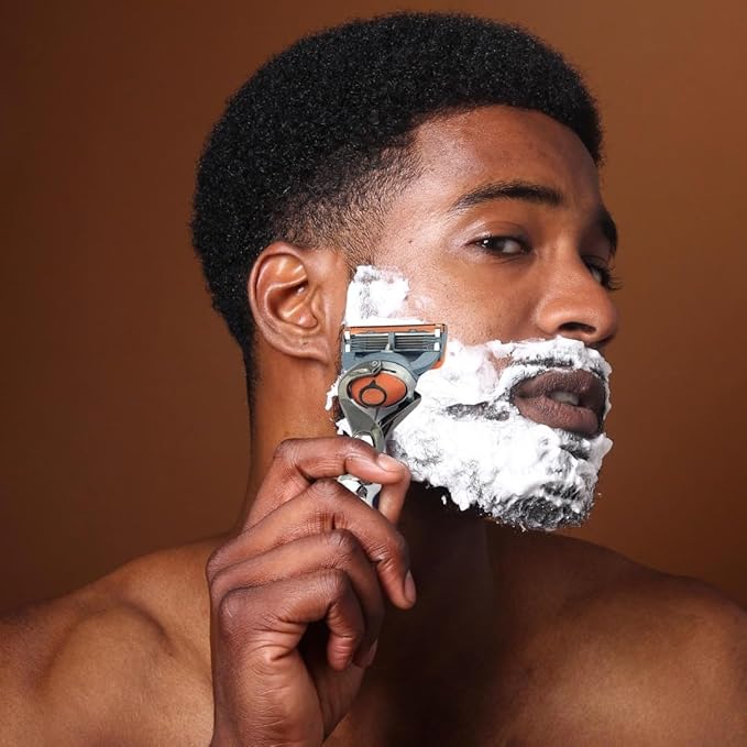 Flex Ball Handle Shaving Razor – All Chrome Long Handle Razor with Flex Pivot Technology & Diamond Knurled Grip for Men’s Precision Shaving