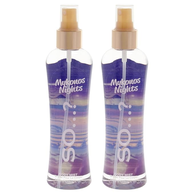 Mykonos Nights Body Mist by So…? for Women - 6.9 oz Body Mist - Pack of 2
