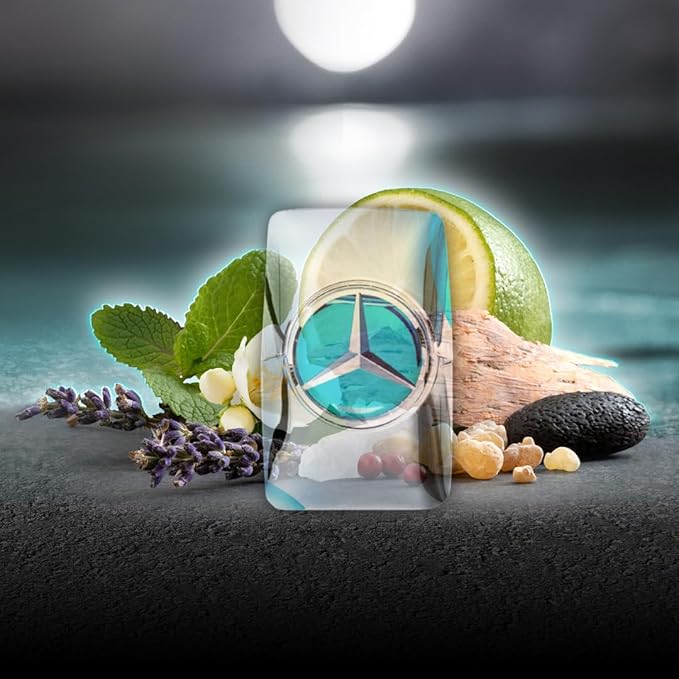 Mercedes Benz Man Bright - Eau de Parfum for Men - Long Lasting Mens Cologne - Bergamot, Patchouli Cologne - Perfume for Men - 3.4 oz