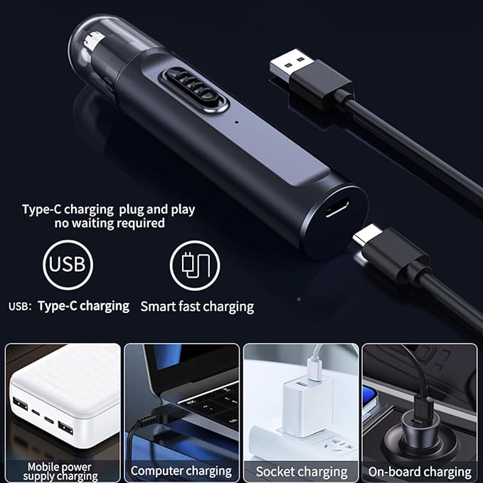 Nose Hair Trimmer for Men Women, USB Rechargeable Electric Ear Nose Hair Trimmer Clipper, Professional IPX7 Waterproof Dual Edge Blades for Easy Cleaning