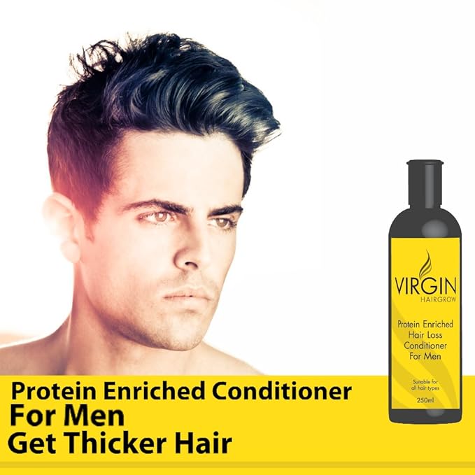 Virgin for Men Hair Loss Conditioner Stop Balding and Stimulates Hair Growth