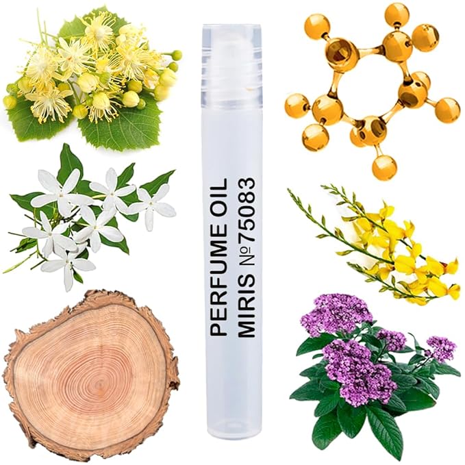 MIRIS No. 75083, Inspired by Tilia, Long-Lasting Unisex Perfume Oil for Women & Men Roll-On, Rollerball 0.34 Fl Oz / 10 ml