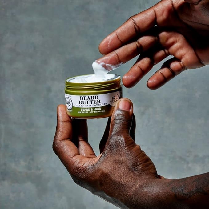 SoftSheen-Carson Magic Men's Grooming Conditioning Beard Butter With Cocoa Butter and Cedarwood Oil, Moisturizes, Softens and Define With No Drying Alcohol, 3.5 ounces (Pack of 2)