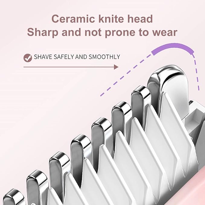 Bikini Shaver,2025 New Dual Head Shaver Women, 2 in 1 Wet & Dry Waterproof Electric Bikini Trimmer for Women,New Pink