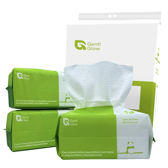 Disposable Face Towels, Clean Facial Towels, Multi-purpose Towels for Makeup Remover, Travel Towel, Facial Wash And Dry, Skincare, Daily Cleaning, 3 Pack (210 Count) 8 x 8 Inches