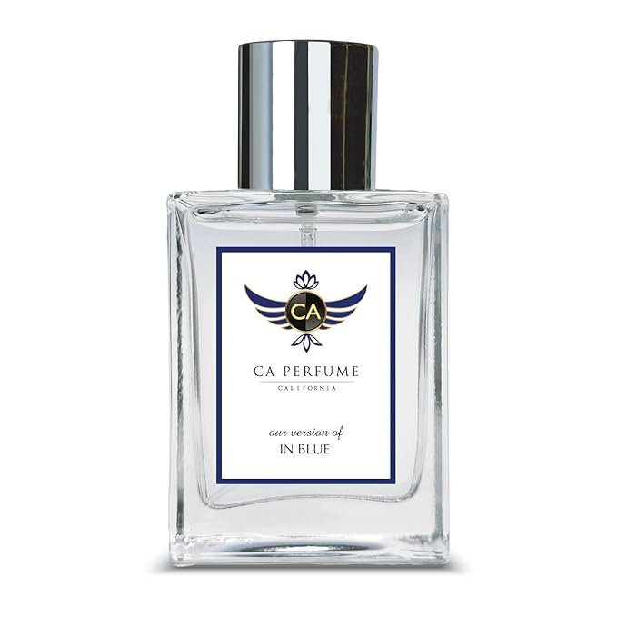 CA Perfume Impression of In Blue for Men Woody Spicy Fragrance Long Lasting Mens Cologne Eau De Parfum 1.7 Fl Oz 50ml