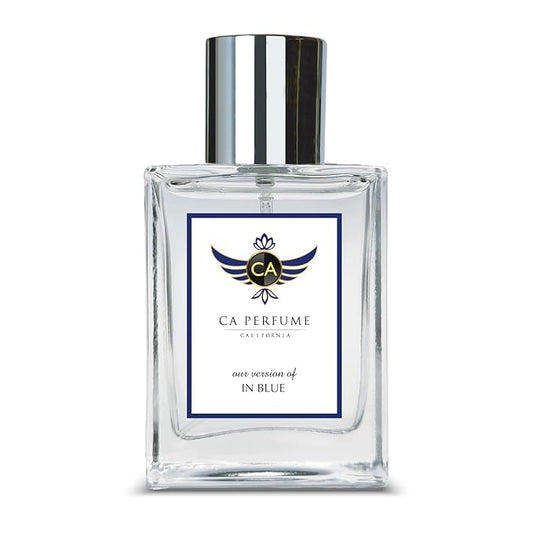 CA Perfume Impression of In Blue for Men Woody Spicy Fragrance Long Lasting Mens Cologne Eau De Parfum 1.7 Fl Oz 50ml