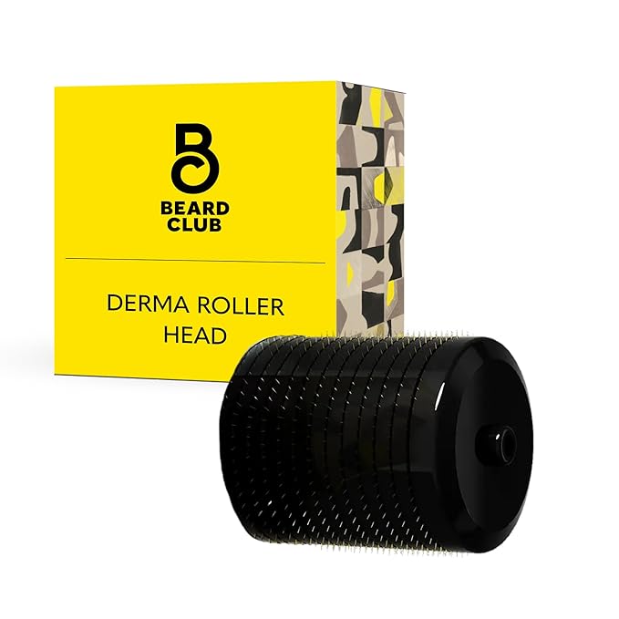 The Beard Club Derma Roller Replacement Head - 0.3mm Titanium Microneedles