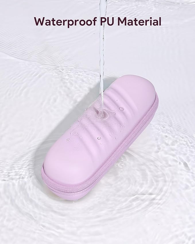 Electric Toothbrush Case for Oral-B Pro/iO/Philips Sonicare, Waterproof Traveling Toothbrush Storage Bag with Mesh Pocket Covers Protection