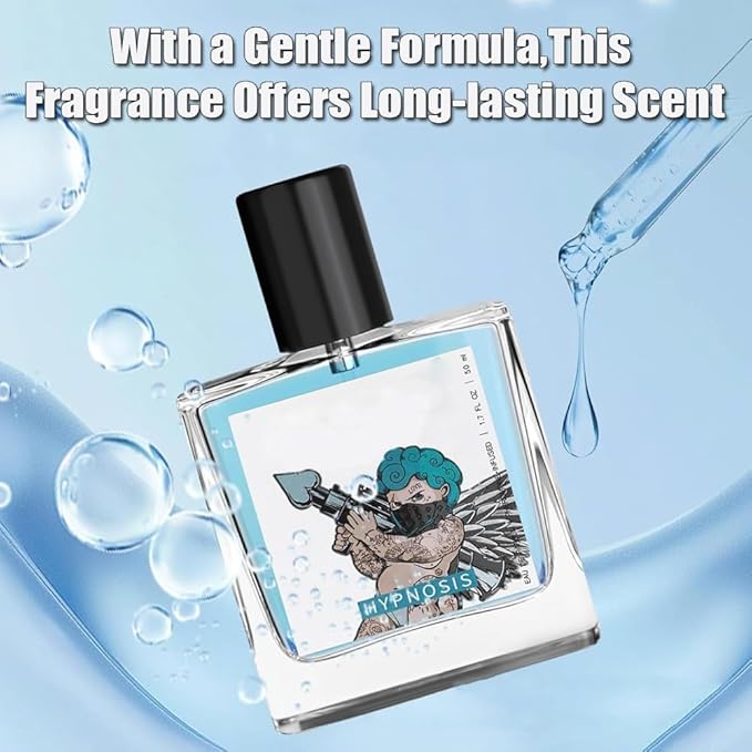 Vingtank Pheromone Cologne for Men, Hypnosis 2.0 Cologne for Men, Long Lasting Scent, Enhance Attraction & Boost Confidence - 50ml