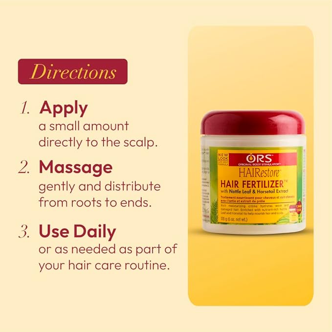 ORS HAIRestore Hair Fertilizer with Nettle Leaf and Horsetail Extract 6 Ounce (Pack of 2)