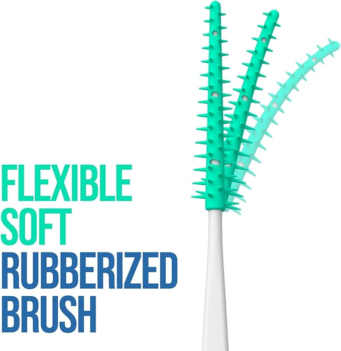 Dr. Emma Original Dental Picks Mint Soft Rubberized Tooth Picks Easy to Use Brush Picks 100Ct/Pack, 1 Pack(100Ct)