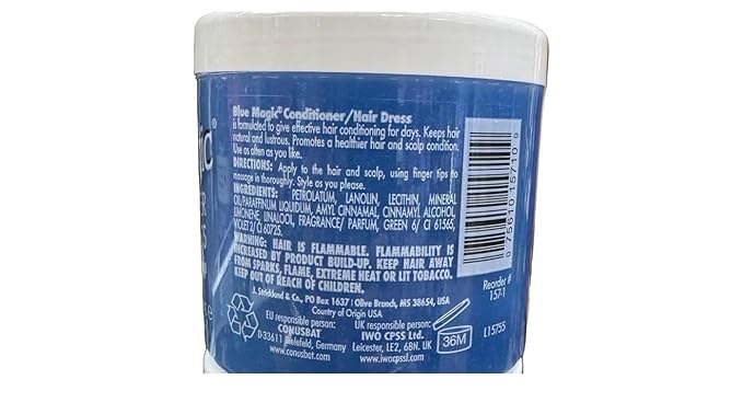 Blue Magic Hair Conditioner, Original Conditioning Formula, 12 oz (Pack of 3)