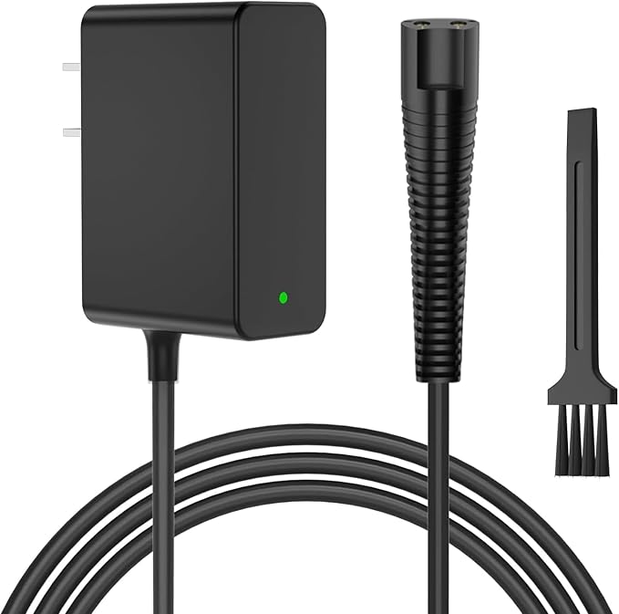 Newding Charger Cord Compatible with Braun Shaver Series 9 Pro 8 7 6 5 3, S9 S8 S7 S6 S5 S3 310s 3040s 5150cs 6120s 720s 7177cc 7185cc 8567cc 9597cc PL5137 IPL7219 SES9-030 SE7-041 SE5-011 12V 400mA