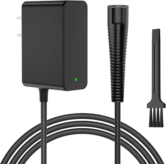 Newding Charger Cord Compatible with Braun Shaver Series 9 Pro 8 7 6 5 3, S9 S8 S7 S6 S5 S3 310s 3040s 5150cs 6120s 720s 7177cc 7185cc 8567cc 9597cc PL5137 IPL7219 SES9-030 SE7-041 SE5-011 12V 400mA