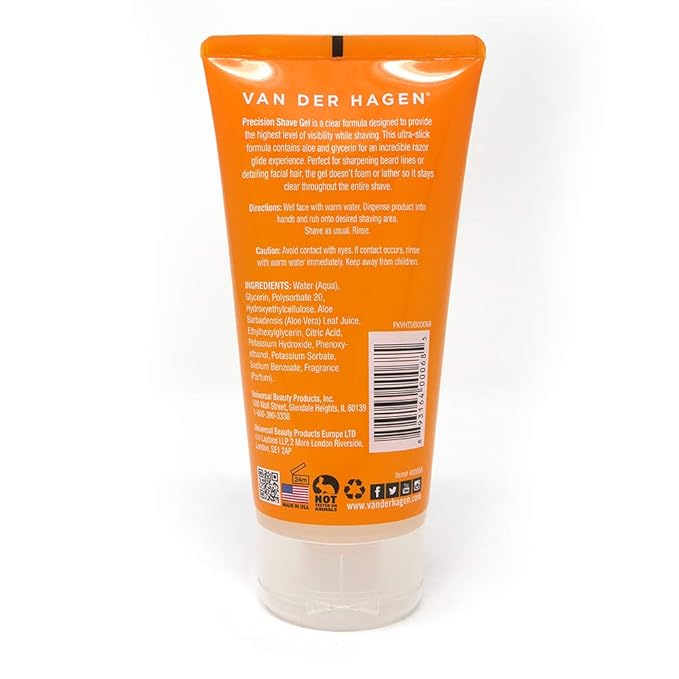 Van Der Hagen Precision Shave Gel (6 oz)