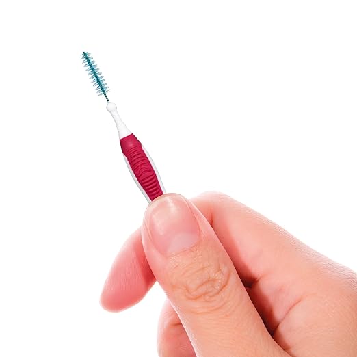 GUM Proxabrush Go-Betweens - Moderate - Interdental Brushes - Soft Bristled Dental Picks for Plaque Removal Health - Safe for Braces & Dental Devices, 15 Count