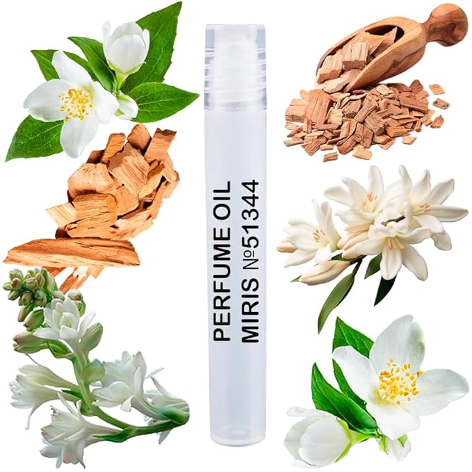 MIRIS No. 51344, Inspired by Gardens Of India 79, Long-Lasting Unisex Perfume Oil for Women & Men Roll-On, Rollerball 0.34 Fl Oz / 10 ml