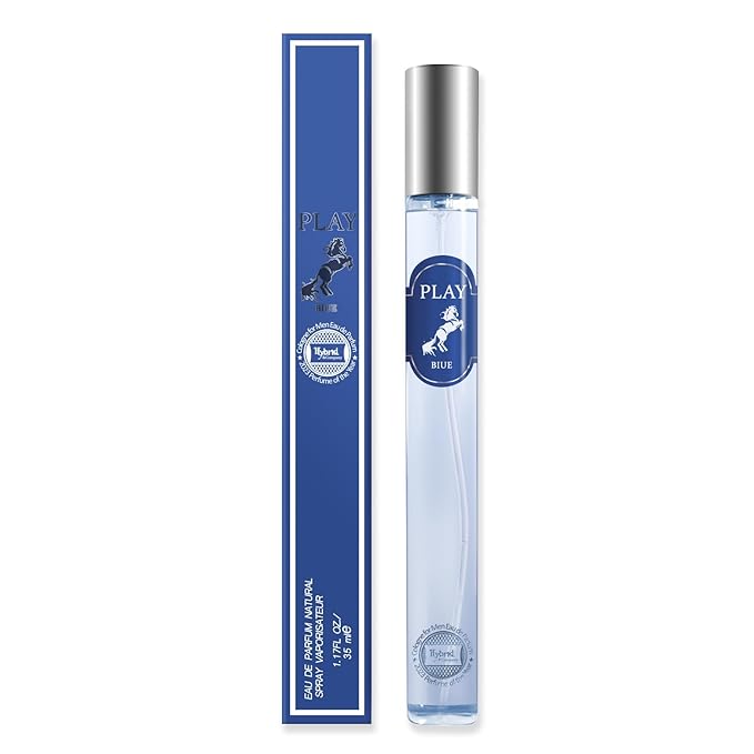 Hybrid & Company Men's Cologne and Eau de Toilette Play Blue Refreshing Scents for Modern Man