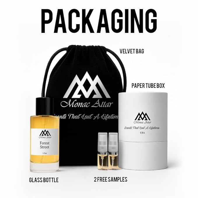 Monac Intensely Inspired by Stronger With You Intensely, Eau De Parfum, 1.7oz/50ml, Men, Long Lasting Fragrance, Luxury Made Affordable