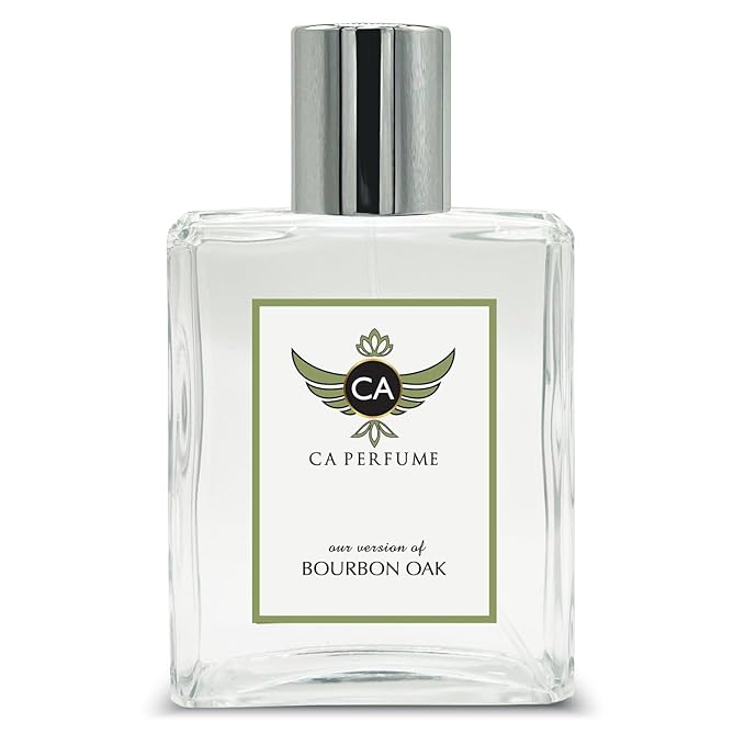 CA Perfume Impression of Bourbon Oak For Men Woody Spicy Fragrance Long Lasting Mens Perfume Eau De Parfum 3.4 Fl Oz 100ml