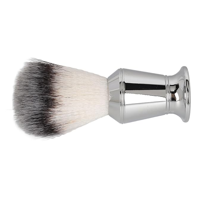 Shaving Brushes For Men, Beard Brush with Ergonomic Handle Stainless Steel Foaming Beard Brush For and WellGroomed Beard