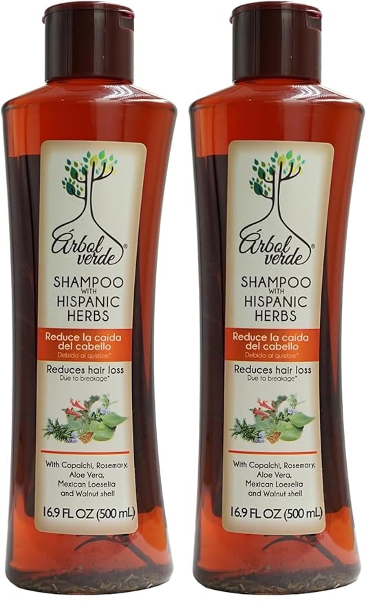 Arbol Verde Natural Anti Hair Loss Shampoo 16.9 fl oz (Pack of 2)