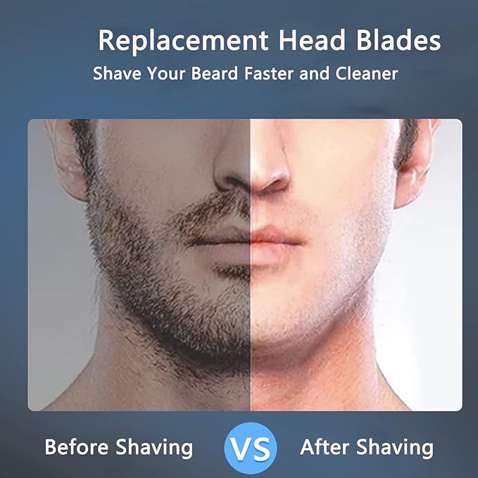 SH70 Replacement Heads Compatible with Shavers Series 7000, SH70 Shaving Blades for 7000 Replacement Heads, 9-Pack Series 7000 Electric Razor Replacement Heads for Shavers S7370 S7350 More