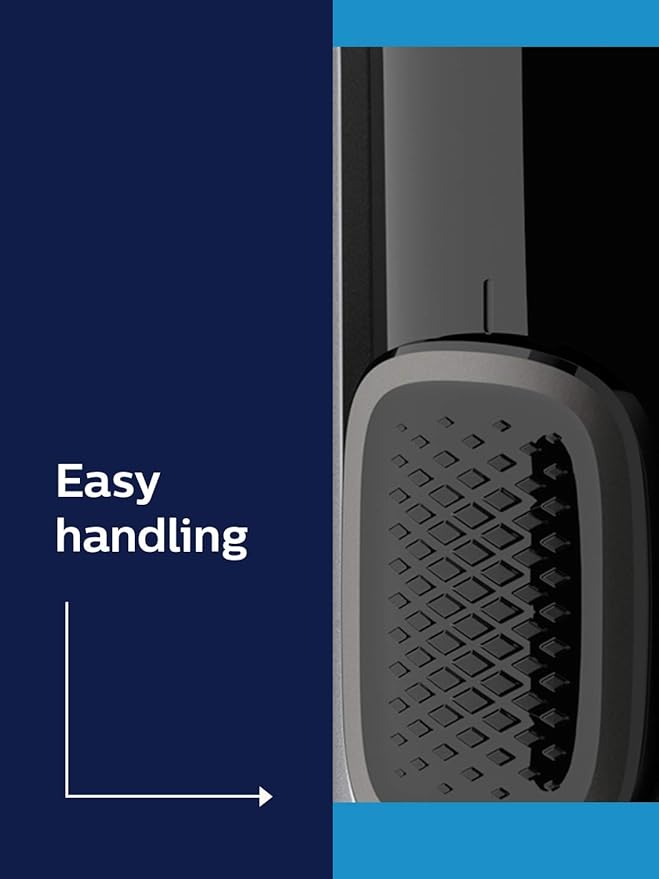 Philips Nose Trimmer Nt3650/16, Nose, Ear & Eyebrow Trimmer with Protective Guard System, Fully Washable, Including AA Battery, 2 Eyebrow Combs, Pouch (Gray)