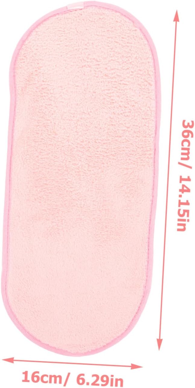 GALPADA 5pcs Portable Face Towels Coral Makeup Remover Cloths for Camping and Travel Soft and Facial Washing Towels for Comfortable Cleansing