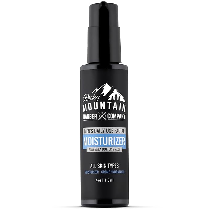 Men's Face Moisturizer - With Shea Butter, Jojoba Oil, Argan Oil & Vegetable-Derived Glycerin - Fragrance-Free Formula For All Skin Types