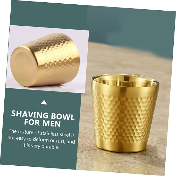 DOITOOL Simple Design Shaving Bowl for Men Sturdy and Safe for Home Barbershop