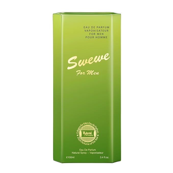 Hybrid & Company Swerve For Men Eau De Parfum Vaporisateur Natural Spray 3.4 Fl Oz
