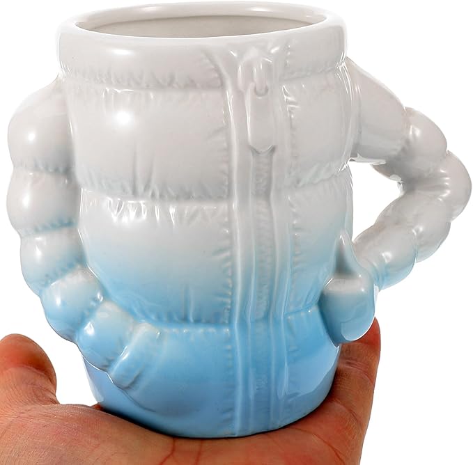 Zerodeko Ceramic Shaving Cup and Shaving Soap Bowl for Men Household Shave Bowl with Quick Lather Design Blue Porcelain Shave Accessory for Beard Grooming