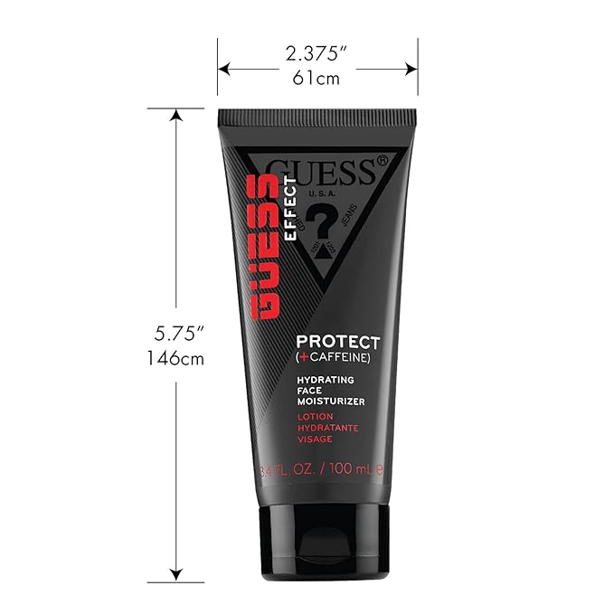 Guess Effect Protect Hydrating Face Moisturizer Men Moisturizer 3.4 oz