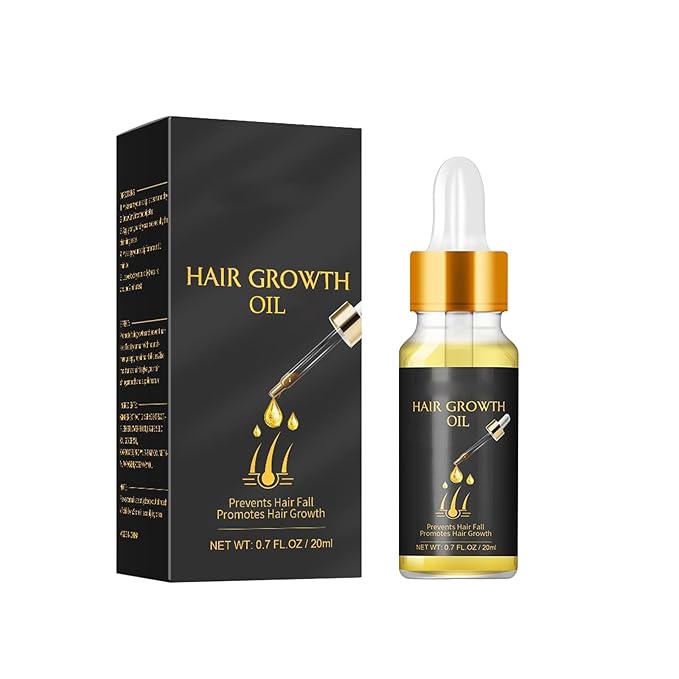20ml Hair Growth Oil for Thinning Hair – Stimulates Hair Regrowth, Reduces Hair Fall & Boosts Volume with Rosemary & Ginger Extract