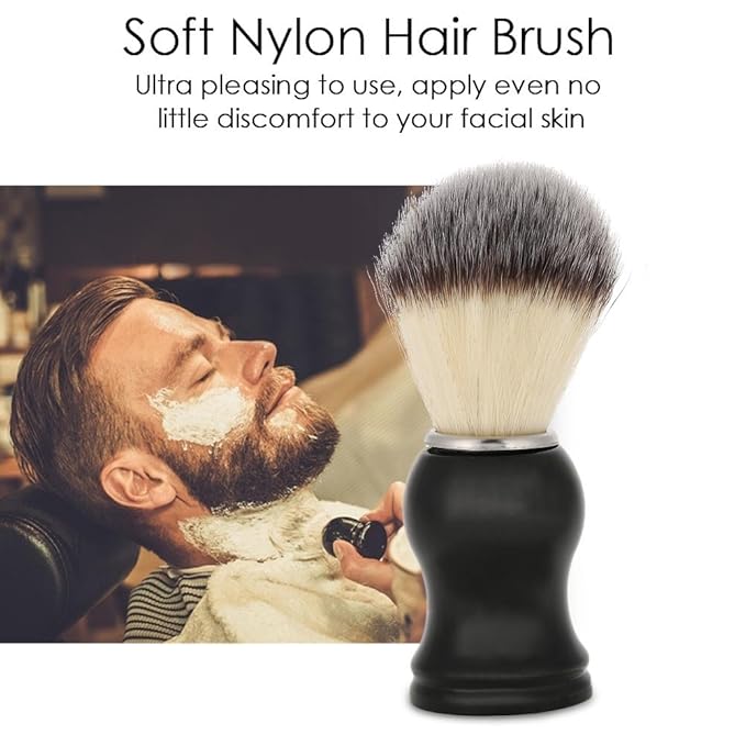 Shaving Kit for Men, 3 IN 1 Shaving Brush Set with Brush Stand & Soap Bowl