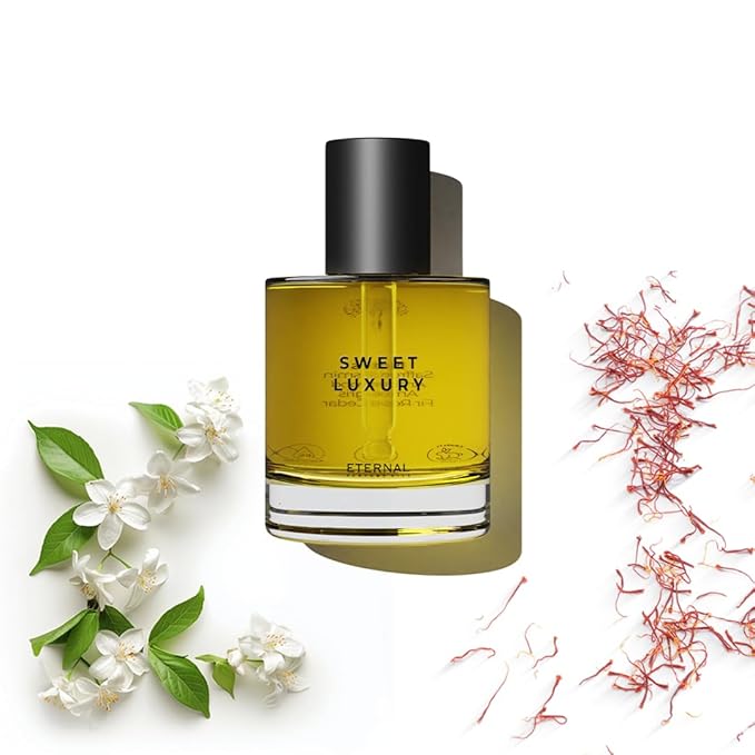 Eternal perfume oils Sweet Luxury perfumes for women Inspired by Baccarat Rouge 540 Long Lasting perfume 1.69 FL Oz Designer Perfume for Men with 1 FL Oz womens perfume (Pack of 2)