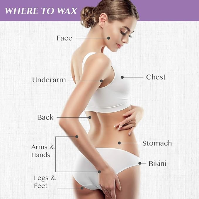 Satin Smooth Ultra Sensitive Zinc Oxide Wax, Hair Removal for Fine to Medium Hair, Safe for Delicate & Sensitive Skin, Waxing Kit, 14 oz, 1-Pack