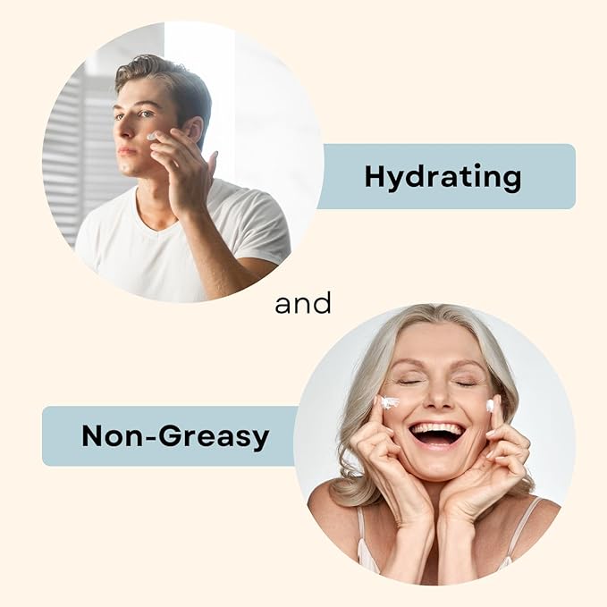 Goat Milk Lotion, Fragrance-Free - Natural Facial Moisturizer for Women & Men w/Aloe - Hydrating Face Moisturizer for Dry Skin, Day & Night - Unscented Goat Milk Face Cream - 2oz Tube