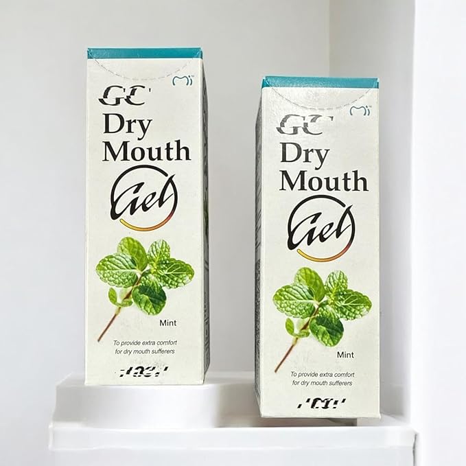 G_C Dry Mouth Gel Mint Flavour Made in USA (Pack of 2) 40 Gram.
