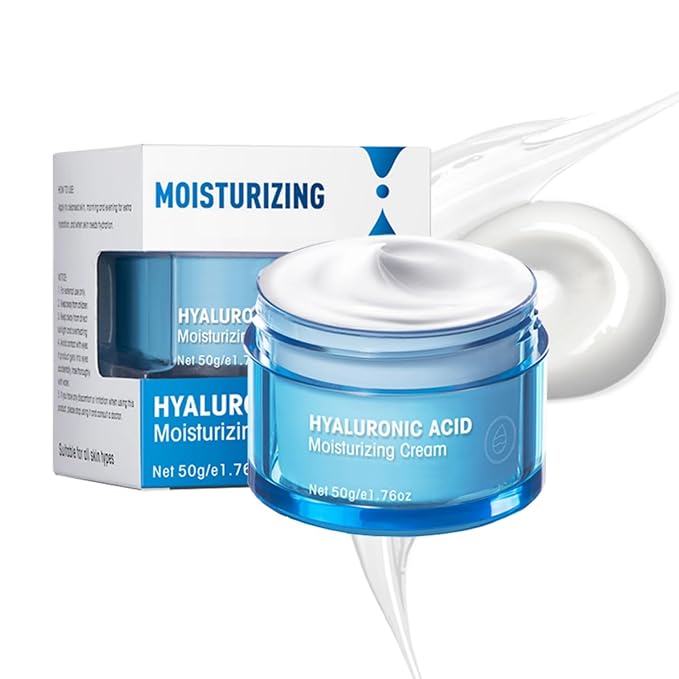 Hyaluronic Acid Face Night Cream & Moisturizer - Deep Hydration for Dry Skin, 1.76 oz (Cream, 1pc)