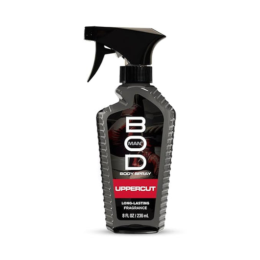 BOD man Fragrance Body Spray, Upper Cut, 8 fl oz