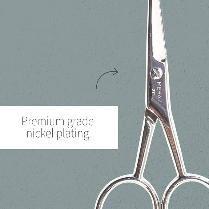 Mehaz Eyebrow & Moustache Scissors 4"