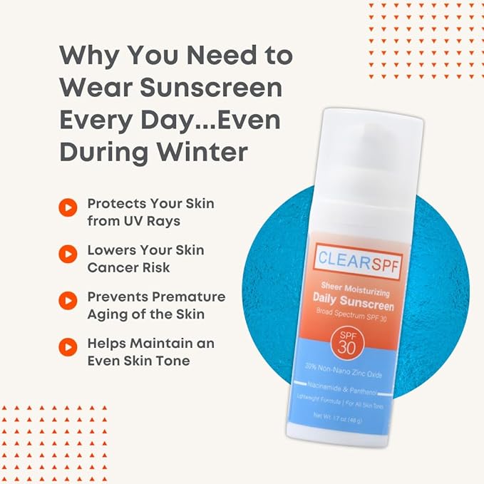 ClearSPF Daily Moisturizing Sunscreen (Sheer) - Expires 05/31/2026