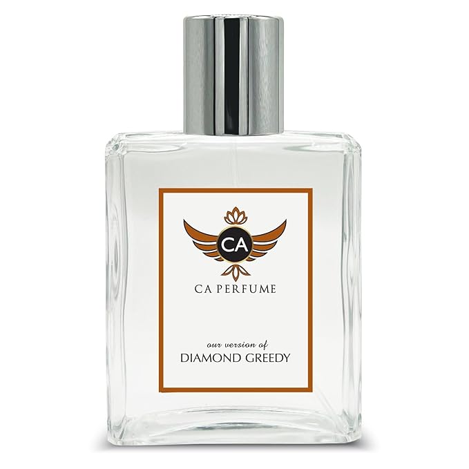 CA Perfume Impression of Diamond Greedy For Women Amber Floral Fragrance Long Lasting Womens Perfume Eau De Parfum 3.4 Fl Oz 100ml