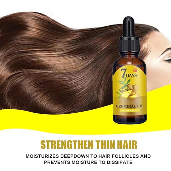Ginger Hair Care Liquid, Nourishing Hair Care, Gentle Moisturising Hair， Conditioner for Regrowth & Loss Treatment (1 Pcs)