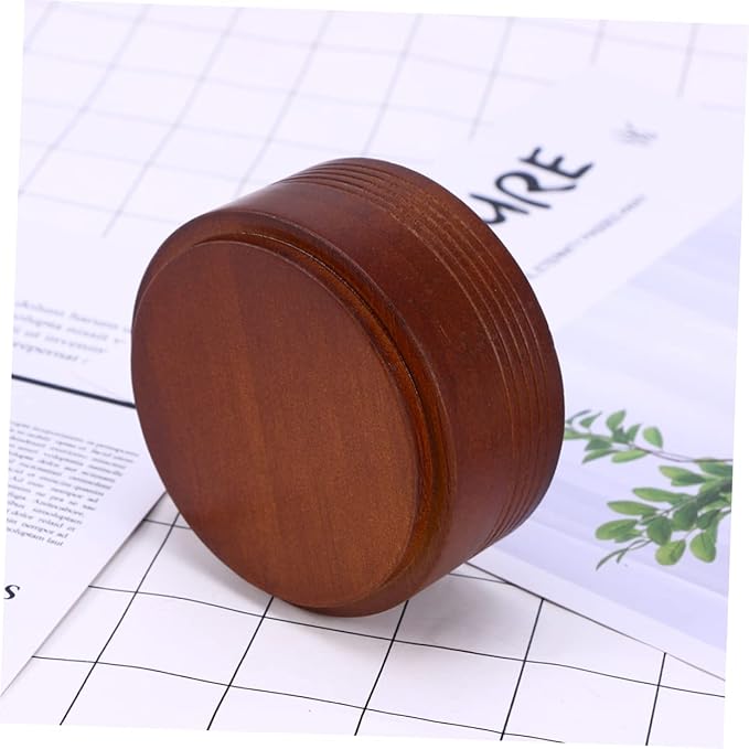 Angoily 3pcs Large Wooden Shaving Soap Bowl Men's Razor Bowl Shaving Foam Cup for Wet