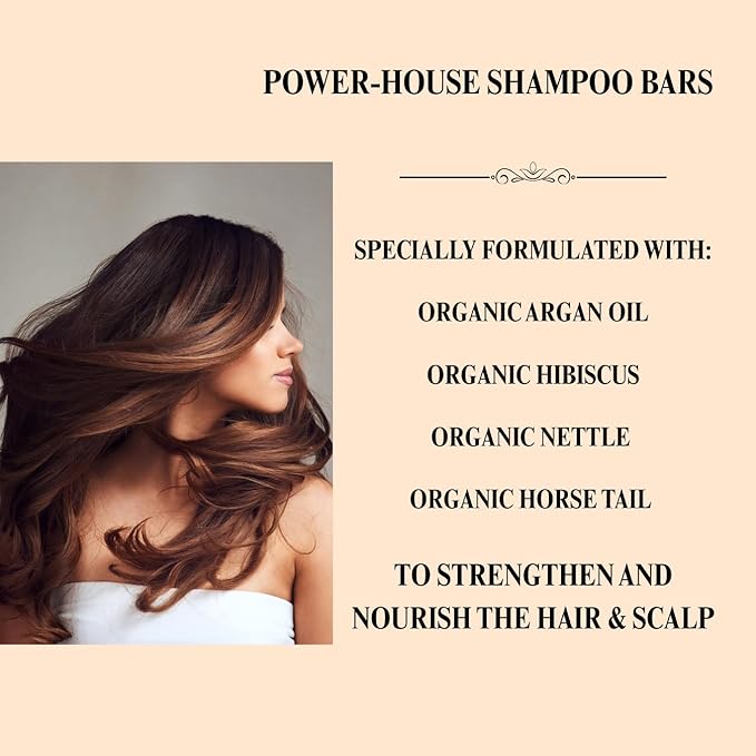 Solid Shampoo Bar, Made With Natural & Organic Ingredients, Sulfate-Free, Cruelty-Free & Vegan, All Hair Types, 3 Ounce Bar (2-Pack Lemongrass & Sweet Orange)