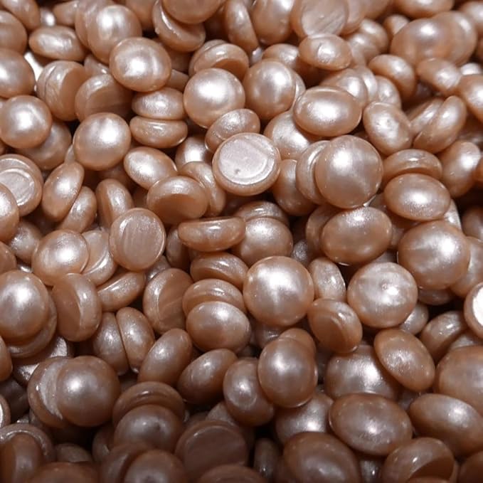 Waxness Spa Choice Mineral Gold Demi Creamy Hard Wax Beads 2.2 lb / 1 kg Pack of 2